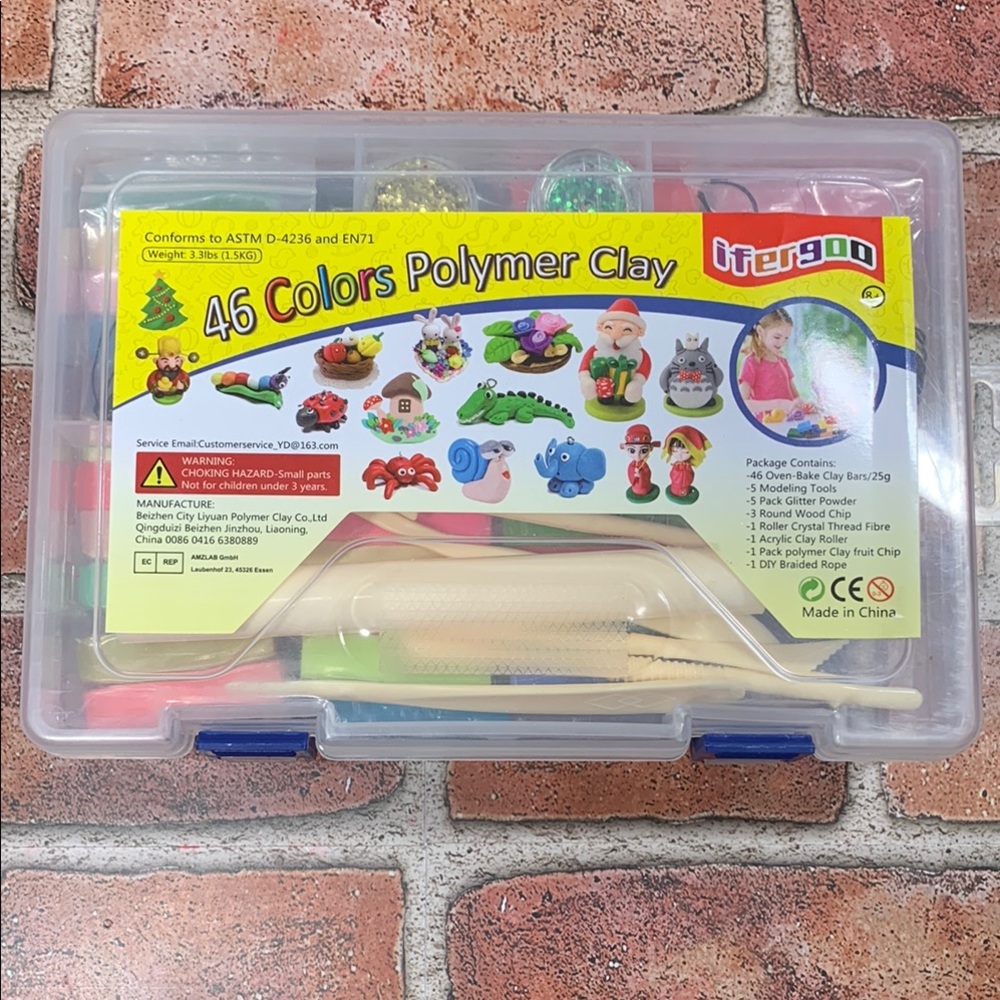 Ifergoo Polymer Clay, Modeling clay DIY oven baked model clay.